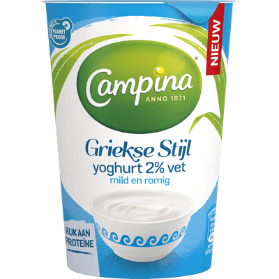 Campina Yoghurt griekse stijl 2% vet