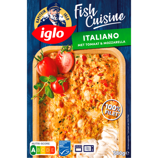 Foto van Iglo Fish cuisine Italiano op witte achtergrond