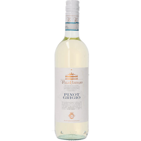 Foto van Villa Cornaro Pinot grigio op witte achtergrond