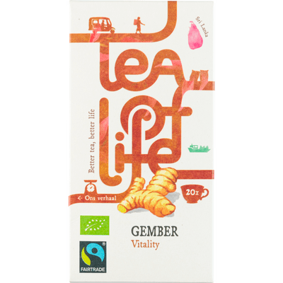 Tea of Life Vitality gember 20 zk.