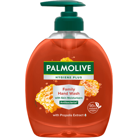 Foto van Palmolive Vloeibare zeep hygiene plus family op witte achtergrond