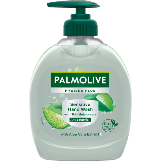 Foto van Palmolive Vloeibare zeep hygiene plus sens. op witte achtergrond