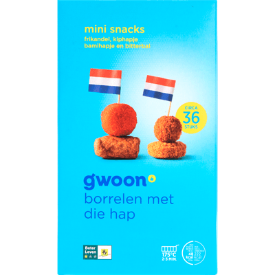 G'woon Mini snacks 36 stuks