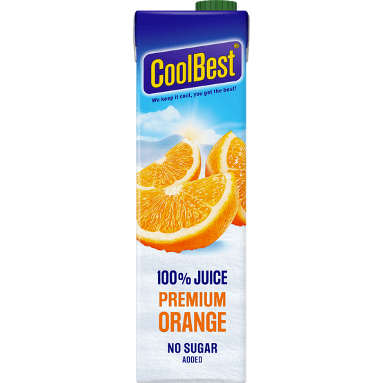 Foto van CoolBest Premium orange op witte achtergrond