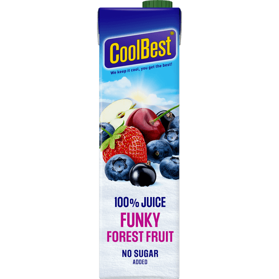 Foto van CoolBest Funky forest fruit op witte achtergrond