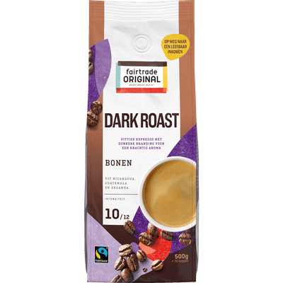 Fairtrade Espressobonen dark roast