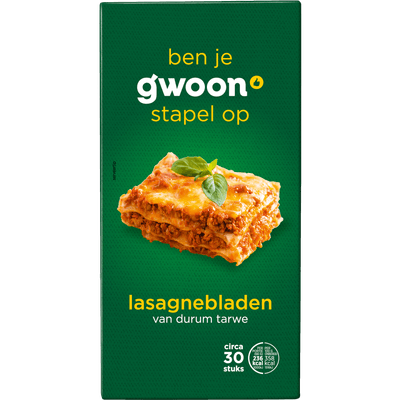 G'woon Lasagnebladen