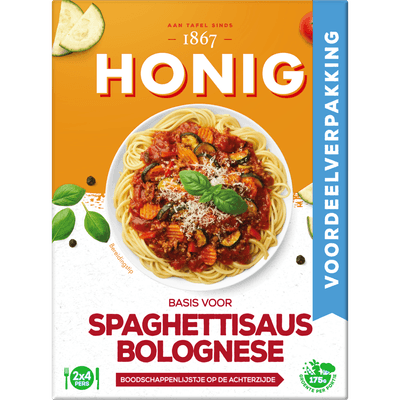 Honig Kruidenmix spaghetti bolognese