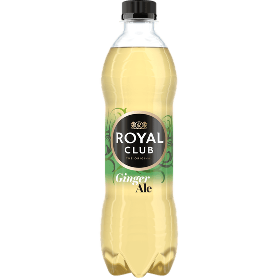 Foto van Royal Club Ginger ale op witte achtergrond