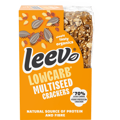 Leev Bio low-carb crackers multiseeds
