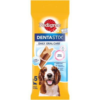 Pedigree Hondensnacks dentastix medium 5 st.