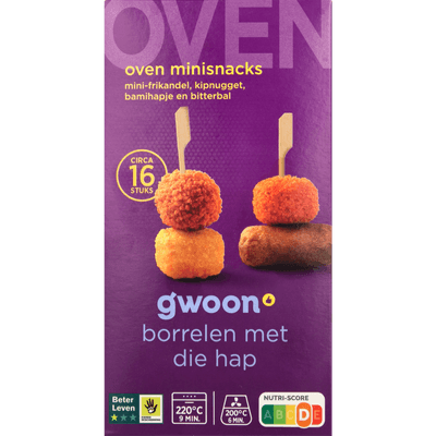 G'woon Oven minisnacks 16 stuks
