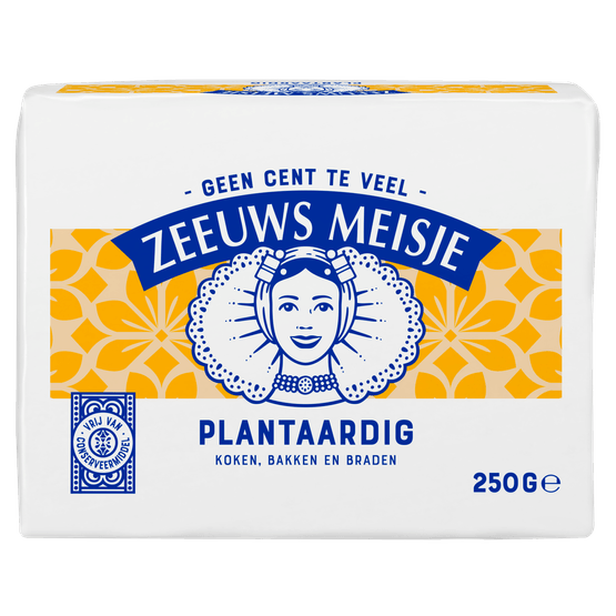 Foto van Zeeuws Meisje Margarine op witte achtergrond