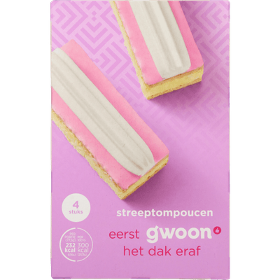 G'woon Roze streeptompoucen