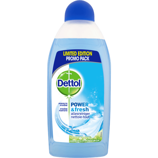 Foto van Dettol Allesreiniger power & fresh katoenfris op witte achtergrond