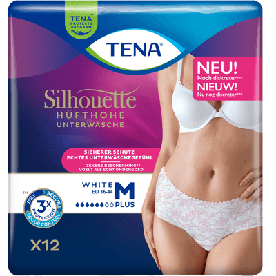 Tena Silhouet white plus m