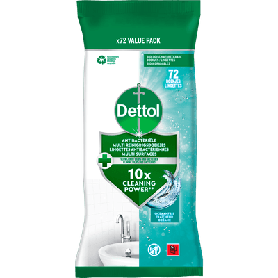 Dettol Multi reinigingsdoekjes ocean 72 st.