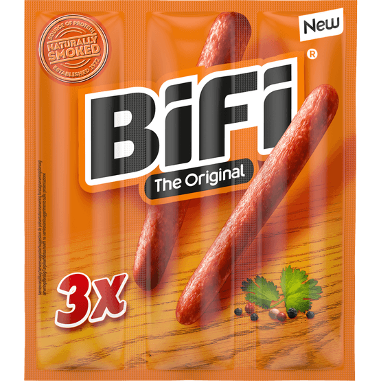 Foto van Bifi Original 3-pack op witte achtergrond