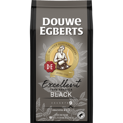 Douwe Egberts Filterkoffie excellent black