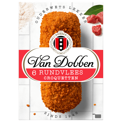 Van Dobben Croquetten rundvlees 6 stuks