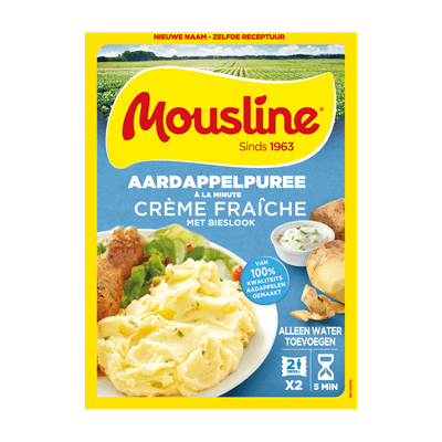 Mousline Puree a la minute creme fraiche