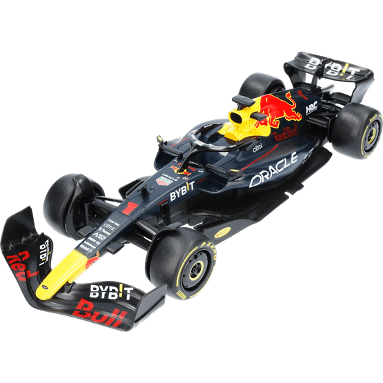 Foto van Rastar Red Bull RC Formule 1 auto op witte achtergrond
