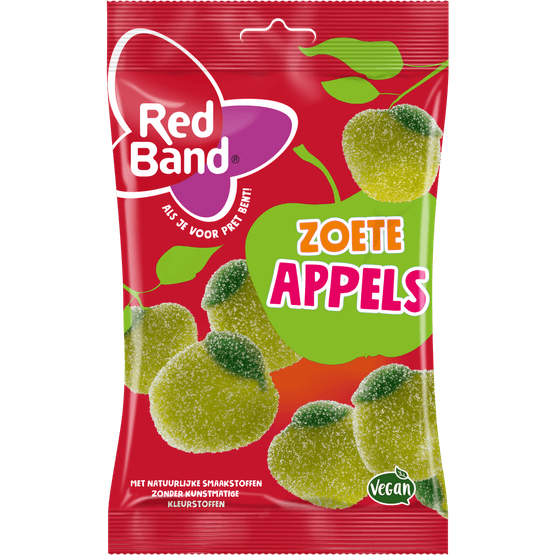 Foto van Red Band Zoete appels op witte achtergrond