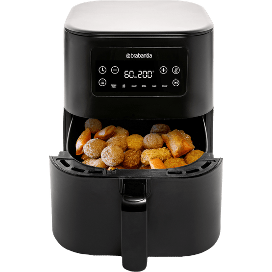 Foto van Brabantia XXL airfryer op witte achtergrond