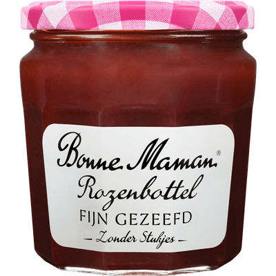 Bonne Maman Jam rozenbottel fijn gezeefd