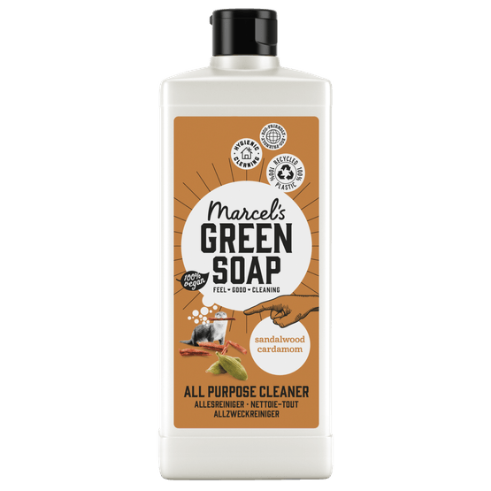 Foto van Marcel's Green Soap Allesreiniger sandelhout kardemon op witte achtergrond