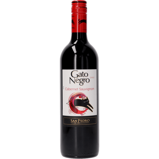 Foto van Gato Negro Cabernet sauvignon op witte achtergrond