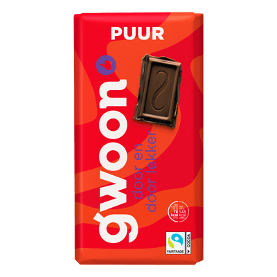 G'woon Chocoladereep puur