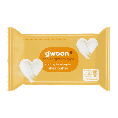 G'woon Vochtig toiletpapier shea butter