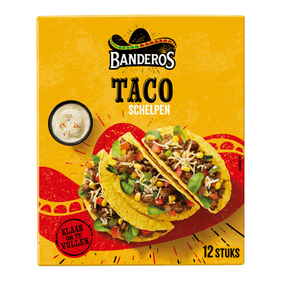 Banderos Taco schelpen 12 stuks