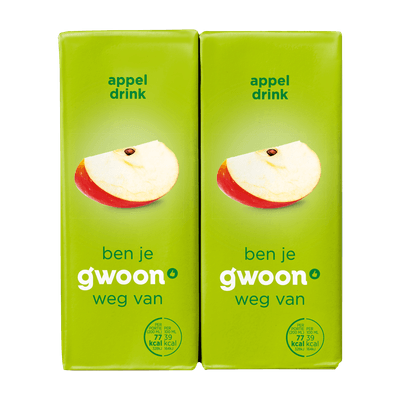 G'woon Appeldrink 10x200 ml