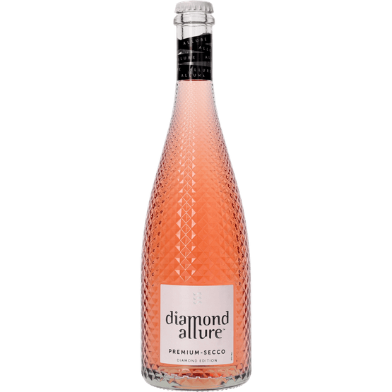 Foto van Diamond Allure Premium secco rose op witte achtergrond