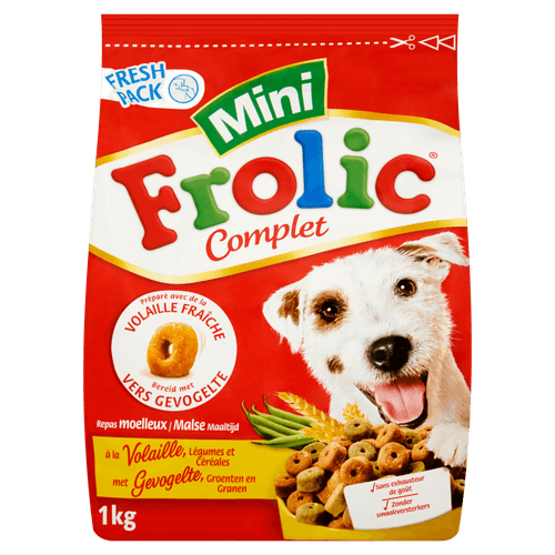 Foto van Frolic Hondenbrokken mini op witte achtergrond