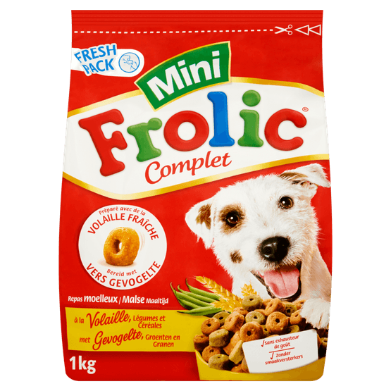 Foto van Frolic Hondenbrokken mini op witte achtergrond