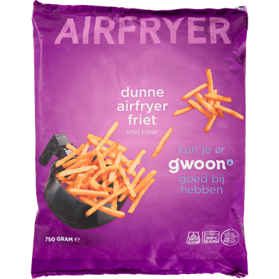 G'woon Airfryer dunne frites