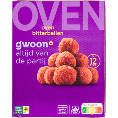 G'woon Oven bitterballen 12 stuks