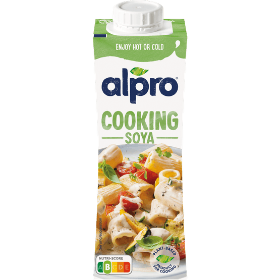 Foto van Alpro Soja cuisine op witte achtergrond