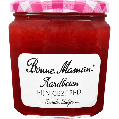 Bonne Maman Fruitspread aardbei fijn gezeefd