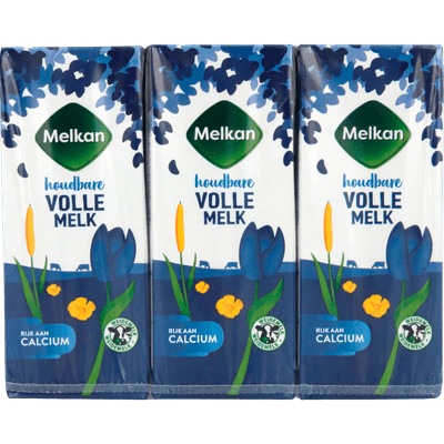 Melkan Houdbare melk vol 6 stuks