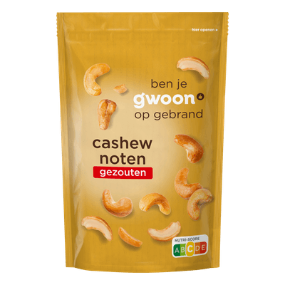 G'woon Cashewnoten gezouten