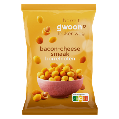 G'woon Borrelnoten bacon cheese