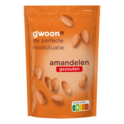 G'woon Amandelen gebrand gezouten