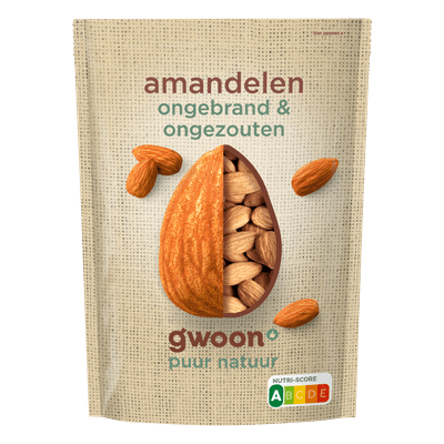 G'woon Amandelen ongebrand ongezouten