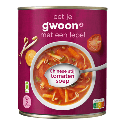 G'woon Soep chinese tomaten