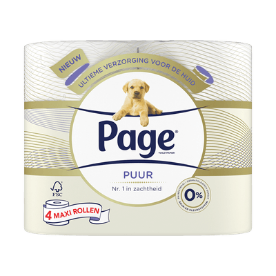 Page Toiletpapier 4 rollen puur