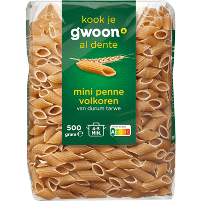 G'woon Penne volkoren mini